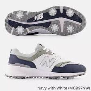 Use men’s New Balance Men's 997 Golf Shoe size 11